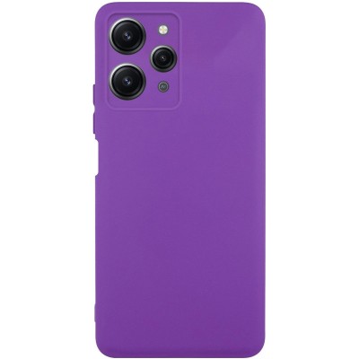 Чохол TPU GETMAN Liquid Silk Full Camera для Xiaomi Redmi 12 Фіолетовий / Purple Чохол TPU GETMAN Liquid Silk Full Camera для Xiaomi Redmi 12 Фіолетовий / Purple