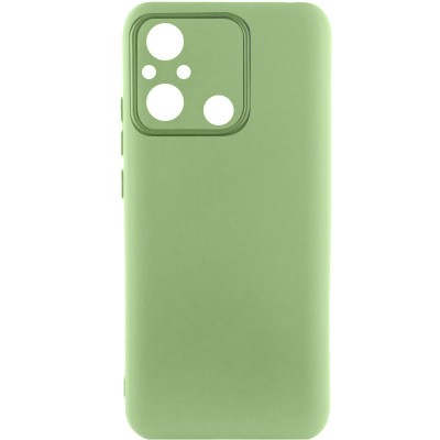 Чохол TPU GETMAN Liquid Silk Full Camera для Xiaomi Redmi 12C Зелений / Pistachio