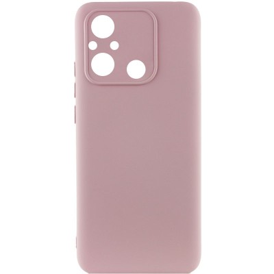 Чохол TPU GETMAN Liquid Silk Full Camera для Xiaomi Redmi 12C Рожевий / Pink Sand Чохол TPU GETMAN Liquid Silk Full Camera для Xiaomi Redmi 12C Рожевий / Pink Sand