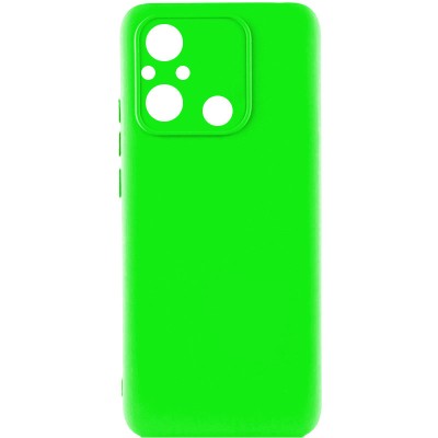 Чохол TPU GETMAN Liquid Silk Full Camera для Xiaomi Redmi 12C Салатовий / Neon Green Чохол TPU GETMAN Liquid Silk Full Camera для Xiaomi Redmi 12C Салатовий / Neon Green