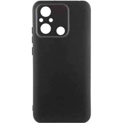 Чохол TPU GETMAN Liquid Silk Full Camera для Xiaomi Redmi 12C Чорний / Black Чохол TPU GETMAN Liquid Silk Full Camera для Xiaomi Redmi 12C Чорний / Black