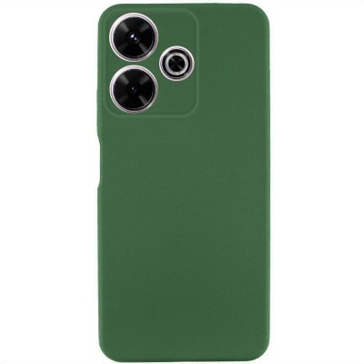 Чохол TPU GETMAN Liquid Silk Full Camera для Xiaomi Redmi 13 4G / Poco M6 4G Зелений / Dark green Чохол TPU GETMAN Liquid Silk Full Camera для Xiaomi Redmi 13 4G / Poco M6 4G Зелений / Dark green
