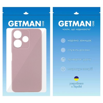 Чохол TPU GETMAN Liquid Silk Full Camera для Xiaomi Redmi 13 4G / Poco M6 4G Рожевий / Pink Sand Чохол TPU GETMAN Liquid Silk Full Camera для Xiaomi Redmi 13 4G / Poco M6 4G Рожевий / Pink Sand