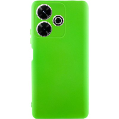 Чохол TPU GETMAN Liquid Silk Full Camera для Xiaomi Redmi 13 4G / Poco M6 4G Салатовий / Neon Green Чохол TPU GETMAN Liquid Silk Full Camera для Xiaomi Redmi 13 4G / Poco M6 4G Салатовий / Neon Green