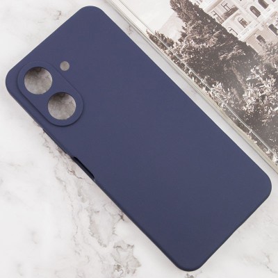 Чохол TPU GETMAN Liquid Silk Full Camera для Xiaomi Redmi 13C / Poco C65 Синій / Midnight Blue