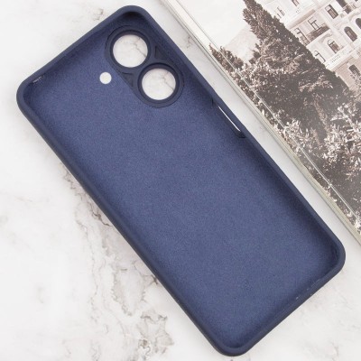 Чохол TPU GETMAN Liquid Silk Full Camera для Xiaomi Redmi 13C / Poco C65 Синій / Midnight Blue