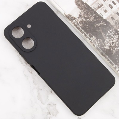 Чохол TPU GETMAN Liquid Silk Full Camera для Xiaomi Redmi 13C / Poco C65 Чорний / Black