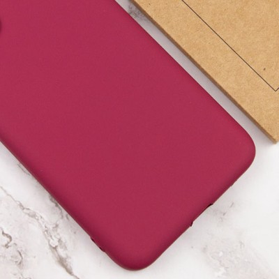 Чохол TPU GETMAN Liquid Silk Full Camera для Xiaomi Redmi 14C / Poco C75 Бордовий / Marsala Чохол TPU GETMAN Liquid Silk Full Camera для Xiaomi Redmi 14C / Poco C75 Бордовий / Marsala
