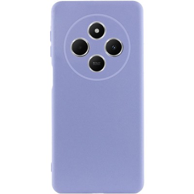 Чохол TPU GETMAN Liquid Silk Full Camera для Xiaomi Redmi 14C / Poco C75 Бузковий / Dasheen