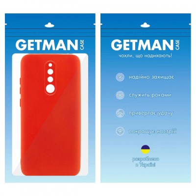 Чохол TPU GETMAN Liquid Silk Full Camera для Xiaomi Redmi 8 Червоний / Red Чохол TPU GETMAN Liquid Silk Full Camera для Xiaomi Redmi 8 Червоний / Red