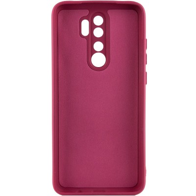 Чохол TPU GETMAN Liquid Silk Full Camera для Xiaomi Redmi 9 Бордовий / Marsala Чохол TPU GETMAN Liquid Silk Full Camera для Xiaomi Redmi 9 Бордовий / Marsala