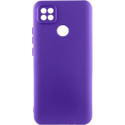 Чохол TPU GETMAN Liquid Silk Full Camera для Xiaomi Redmi 9C Синій / Iris Чохол TPU GETMAN Liquid Silk Full Camera для Xiaomi Redmi 9C Синій / Iris