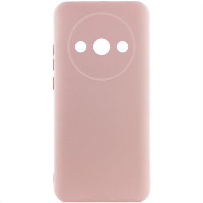 Чохол TPU GETMAN Liquid Silk Full Camera для Xiaomi Redmi A3 Рожевий / Pink Sand Чохол TPU GETMAN Liquid Silk Full Camera для Xiaomi Redmi A3 Рожевий / Pink Sand
