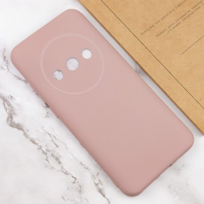 Чохол TPU GETMAN Liquid Silk Full Camera для Xiaomi Redmi A3 Рожевий / Pink Sand Чохол TPU GETMAN Liquid Silk Full Camera для Xiaomi Redmi A3 Рожевий / Pink Sand