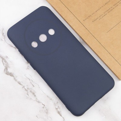Чохол TPU GETMAN Liquid Silk Full Camera для Xiaomi Redmi A3 Синій / Midnight Blue Чохол TPU GETMAN Liquid Silk Full Camera для Xiaomi Redmi A3 Синій / Midnight Blue