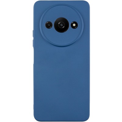Чохол TPU GETMAN Liquid Silk Full Camera для Xiaomi Redmi A3 Синій / Navy Blue Чохол TPU GETMAN Liquid Silk Full Camera для Xiaomi Redmi A3 Синій / Navy Blue