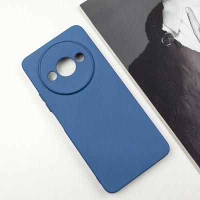 Чохол TPU GETMAN Liquid Silk Full Camera для Xiaomi Redmi A3 Синій / Navy Blue Чохол TPU GETMAN Liquid Silk Full Camera для Xiaomi Redmi A3 Синій / Navy Blue