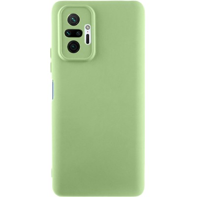 Чохол TPU GETMAN Liquid Silk Full Camera для Xiaomi Redmi Note 10 Pro / 10 Pro Max Зелений / Pistachio Чохол TPU GETMAN Liquid Silk Full Camera для Xiaomi Redmi Note 10 Pro / 10 Pro Max Зелений / Pistachio