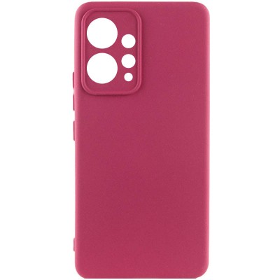 Чохол TPU GETMAN Liquid Silk Full Camera для Xiaomi Redmi Note 12 4G Бордовий / Marsala Чохол TPU GETMAN Liquid Silk Full Camera для Xiaomi Redmi Note 12 4G Бордовий / Marsala