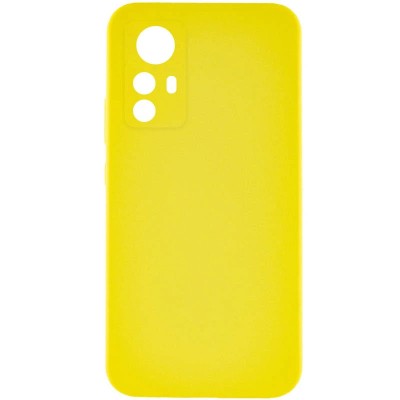 Чохол TPU GETMAN Liquid Silk Full Camera для Xiaomi Redmi Note 12S Жовтий / Flash