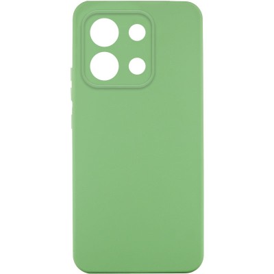 Чохол TPU GETMAN Liquid Silk Full Camera для Xiaomi Redmi Note 13 4G Зелений / Pistachio Чохол TPU GETMAN Liquid Silk Full Camera для Xiaomi Redmi Note 13 4G Зелений / Pistachio