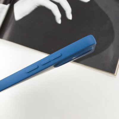 Чохол TPU GETMAN Liquid Silk Full Camera для Xiaomi Redmi Note 13 Pro 4G Синій / Navy Blue