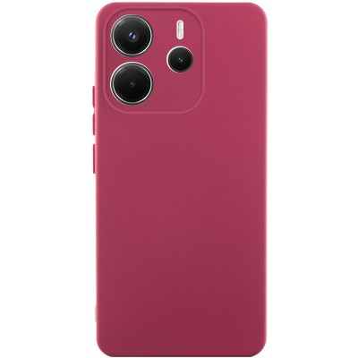 Чохол TPU GETMAN Liquid Silk Full Camera для Xiaomi Redmi Note 14 4G (Int. version) Бордовий / Marsala Чохол TPU GETMAN Liquid Silk Full Camera для Xiaomi Redmi Note 14 4G (Int. version) Бордовий / Marsala