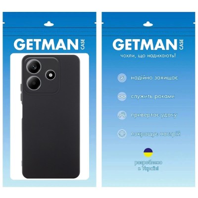 Чохол TPU GETMAN Liquid Silk Full Camera для Xiaomi Redmi Note 14 5G Чорний / Black Чохол TPU GETMAN Liquid Silk Full Camera для Xiaomi Redmi Note 14 5G Чорний / Black