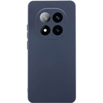 Чохол TPU GETMAN Liquid Silk Full Camera для Xiaomi Redmi Note 14 Pro 4G Синій / Midnight blue