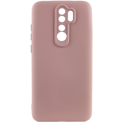 Чохол TPU GETMAN Liquid Silk Full Camera для Xiaomi Redmi Note 8 Pro Рожевий / Pink Sand Чохол TPU GETMAN Liquid Silk Full Camera для Xiaomi Redmi Note 8 Pro Рожевий / Pink Sand