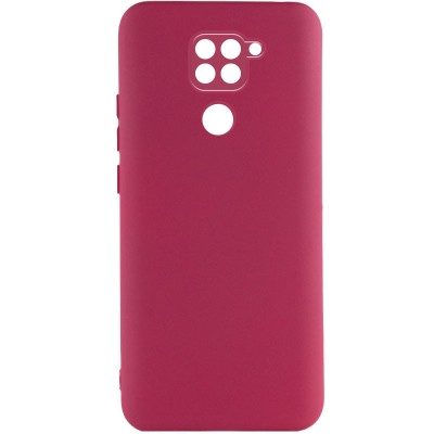Чохол TPU GETMAN Liquid Silk Full Camera для Xiaomi Redmi Note 9 / Redmi 10X Бордовий / Marsala Чохол TPU GETMAN Liquid Silk Full Camera для Xiaomi Redmi Note 9 / Redmi 10X Бордовий / Marsala