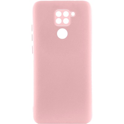 Чохол TPU GETMAN Liquid Silk Full Camera для Xiaomi Redmi Note 9 / Redmi 10X Рожевий / Pink Чохол TPU GETMAN Liquid Silk Full Camera для Xiaomi Redmi Note 9 / Redmi 10X Рожевий / Pink