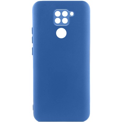 Чохол TPU GETMAN Liquid Silk Full Camera для Xiaomi Redmi Note 9 / Redmi 10X Синій / Navy Blue Чохол TPU GETMAN Liquid Silk Full Camera для Xiaomi Redmi Note 9 / Redmi 10X Синій / Navy Blue