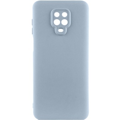 Чохол TPU GETMAN Liquid Silk Full Camera для Xiaomi Redmi Note 9s / Note 9 Pro / Note 9 Pro Max Блакитний / Lilac Blue