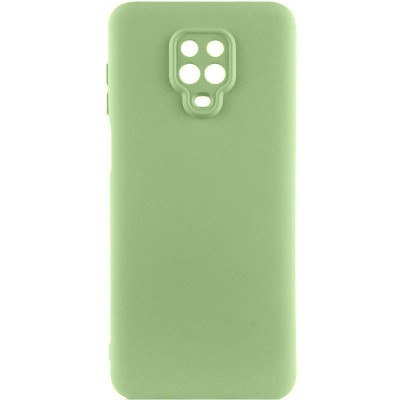 Чохол TPU GETMAN Liquid Silk Full Camera для Xiaomi Redmi Note 9s / Note 9 Pro / Note 9 Pro Max Зелений / Pistachio