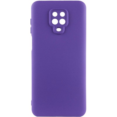 Чохол TPU GETMAN Liquid Silk Full Camera для Xiaomi Redmi Note 9s / Note 9 Pro / Note 9 Pro Max Фіолетовий / Ultra Violet