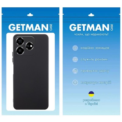 Чохол TPU GETMAN Liquid Silk Full Camera для ZTE Nubia V60 Чорний / Black Чохол TPU GETMAN Liquid Silk Full Camera для ZTE Nubia V60 Чорний / Black
