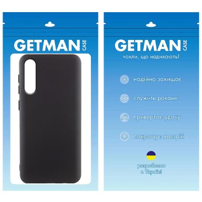 Чохол TPU GETMAN Liquid Silk для Samsung Galaxy A50 (A505F) / A50s / A30s Чорний / Black Чохол TPU GETMAN Liquid Silk для Samsung Galaxy A50 (A505F) / A50s / A30s Чорний / Black