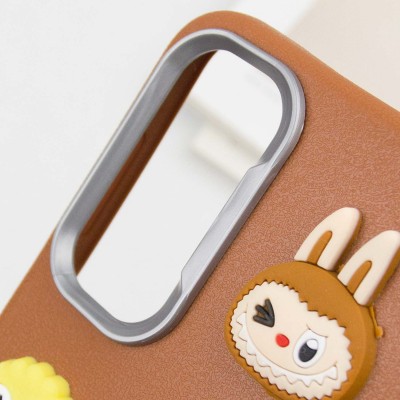 Чохол TPU Leather Toys для Samsung Galaxy A15 4G/5G / M15 5G Labubu / Brown Чохол TPU Leather Toys для Samsung Galaxy A15 4G/5G / M15 5G Labubu / Brown