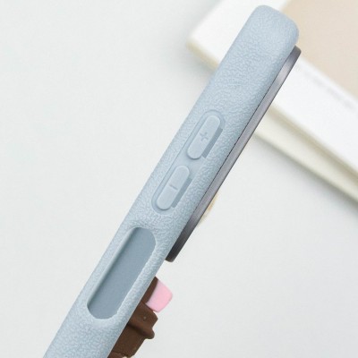 Чохол TPU Leather Toys для Samsung Galaxy A25 5G Labubu / Blue