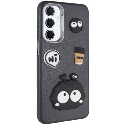 Чохол TPU Leather Toys для Samsung Galaxy A25 5G Monster / Black Чохол TPU Leather Toys для Samsung Galaxy A25 5G Monster / Black