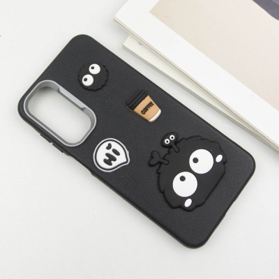 Чохол TPU Leather Toys для Samsung Galaxy A25 5G Monster / Black Чохол TPU Leather Toys для Samsung Galaxy A25 5G Monster / Black