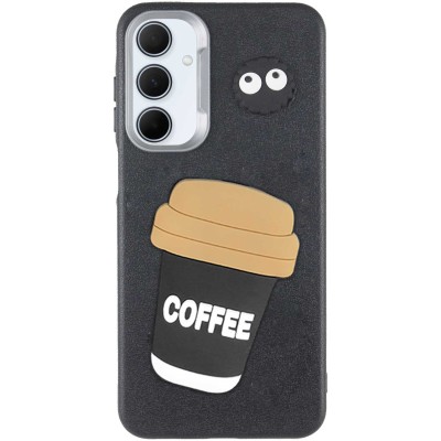 Чохол TPU Leather Toys для Samsung Galaxy A36 5G / A56 5G Coffee / Black Чохол TPU Leather Toys для Samsung Galaxy A36 5G / A56 5G Coffee / Black