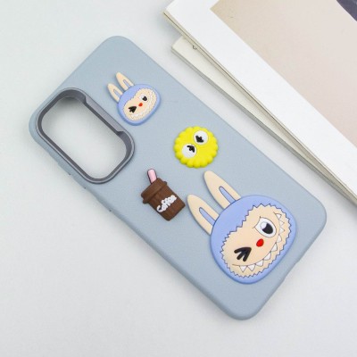 Чохол TPU Leather Toys для Samsung Galaxy A36 5G / A56 5G Labubu / Blue Чохол TPU Leather Toys для Samsung Galaxy A36 5G / A56 5G Labubu / Blue