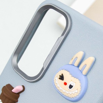 Чохол TPU Leather Toys для Samsung Galaxy A36 5G / A56 5G Labubu / Blue Чохол TPU Leather Toys для Samsung Galaxy A36 5G / A56 5G Labubu / Blue