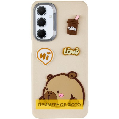 Чохол TPU Leather Toys для Xiaomi Poco X5 Pro 5G / Note 12 Pro 5G Capybara / Sand Чохол TPU Leather Toys для Xiaomi Poco X5 Pro 5G / Note 12 Pro 5G Capybara / Sand