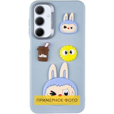 Чохол TPU Leather Toys для Xiaomi Poco X6 / Note 13 Pro 5G Labubu / Blue Чохол TPU Leather Toys для Xiaomi Poco X6 / Note 13 Pro 5G Labubu / Blue