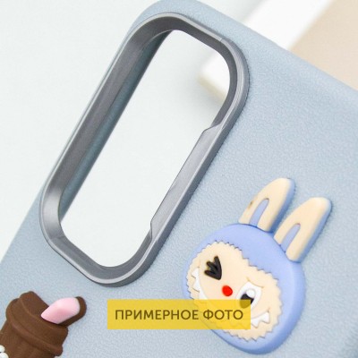 Чохол TPU Leather Toys для Xiaomi Poco X6 / Note 13 Pro 5G Labubu / Blue Чохол TPU Leather Toys для Xiaomi Poco X6 / Note 13 Pro 5G Labubu / Blue