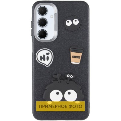 Чохол TPU Leather Toys для Xiaomi Redmi 12C / Poco C55 Monster / Black Чохол TPU Leather Toys для Xiaomi Redmi 12C / Poco C55 Monster / Black