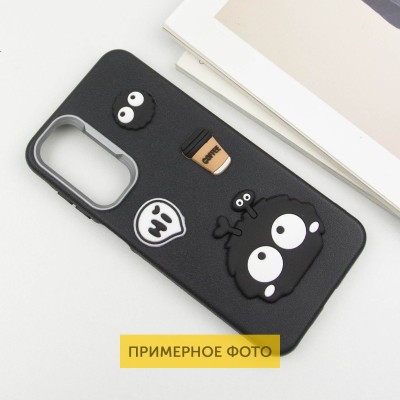 Чохол TPU Leather Toys для Xiaomi Redmi 12C / Poco C55 Monster / Black Чохол TPU Leather Toys для Xiaomi Redmi 12C / Poco C55 Monster / Black